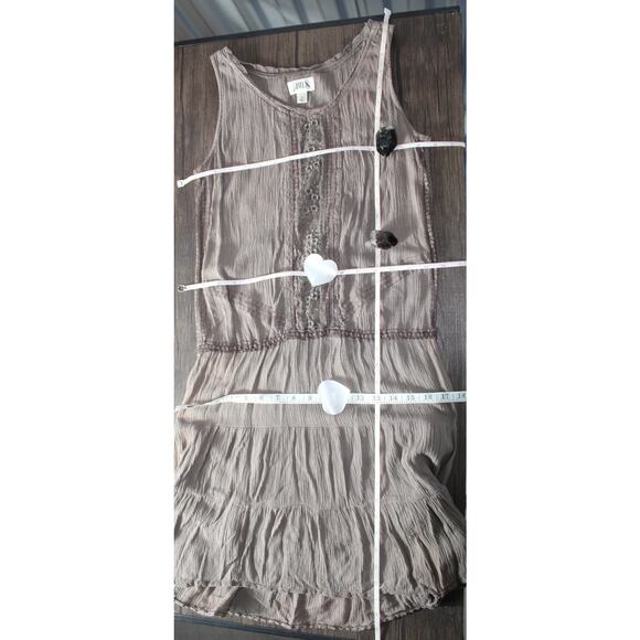 Vintage 90s Bila Dress Boho Hippie Grunge Drop Waist Lace Small - Picture 7 of 14